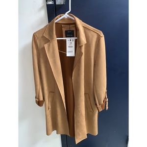 Brown Bershka Lightweight Jacket Sz M